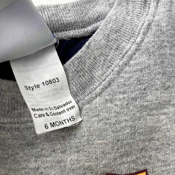 College Kids Oberlin Future Graduate Crewneck Sweatshirt - Gray - 6M - Picture 4 of 7